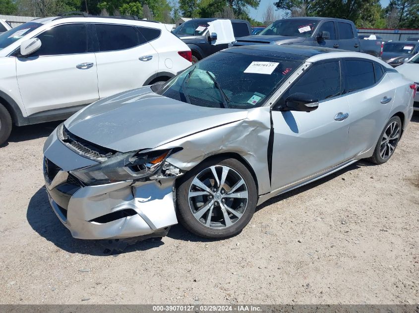 2018 Nissan Maxima 3.5 Platinum VIN: 1N4AA6APXJC370801 Lot: 39070127