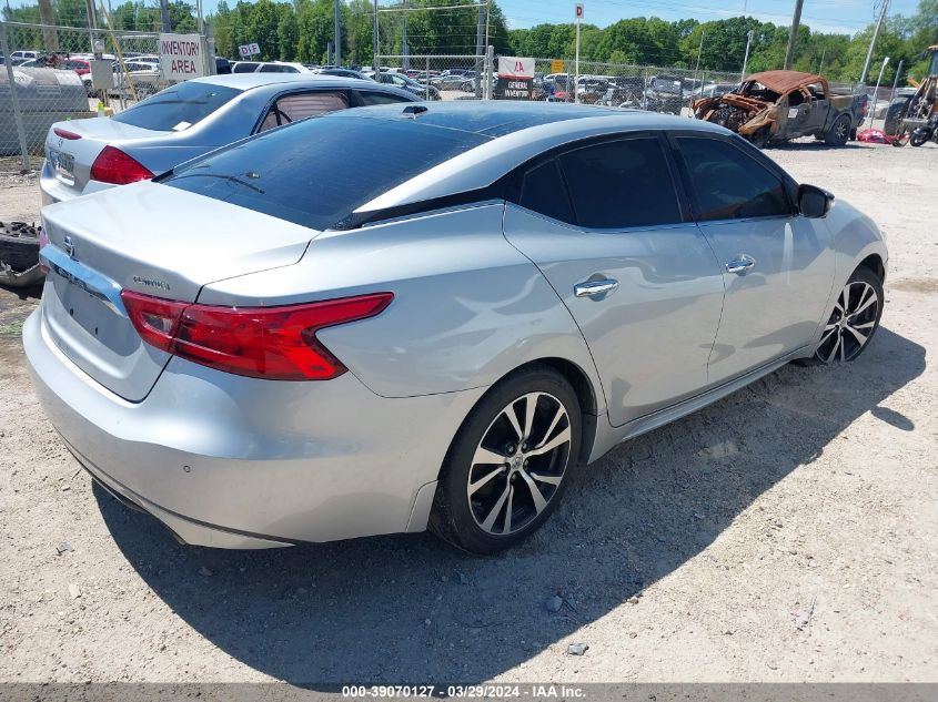 2018 Nissan Maxima 3.5 Platinum VIN: 1N4AA6APXJC370801 Lot: 39070127