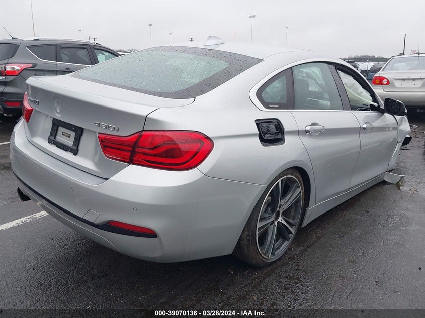 2018 BMW 430I Gran Coupe xDrive VIN: WBA4J3C57JBG91024 Lot: 39070136