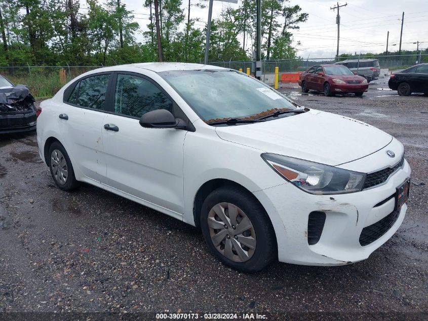 2018 Kia Rio Lx VIN: 3KPA24AB5JE125834 Lot: 39070173