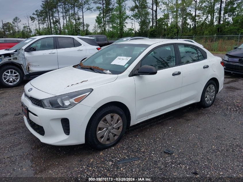 2018 Kia Rio Lx VIN: 3KPA24AB5JE125834 Lot: 39070173