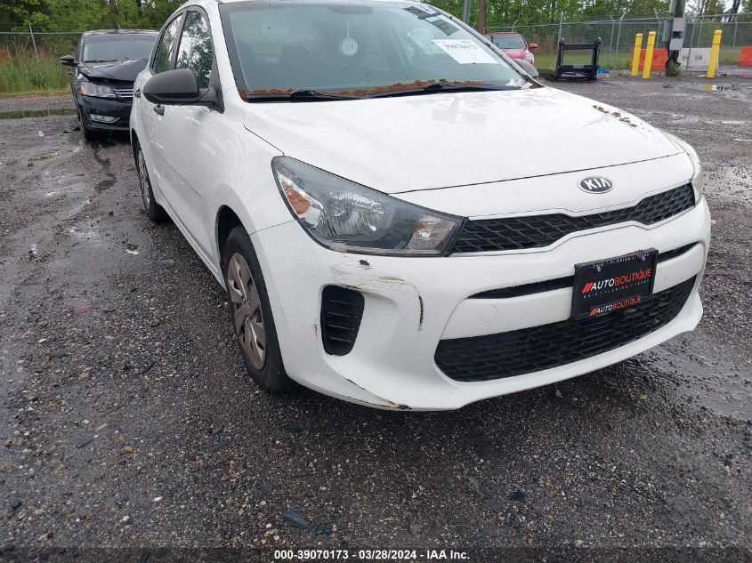 2018 Kia Rio Lx VIN: 3KPA24AB5JE125834 Lot: 39070173