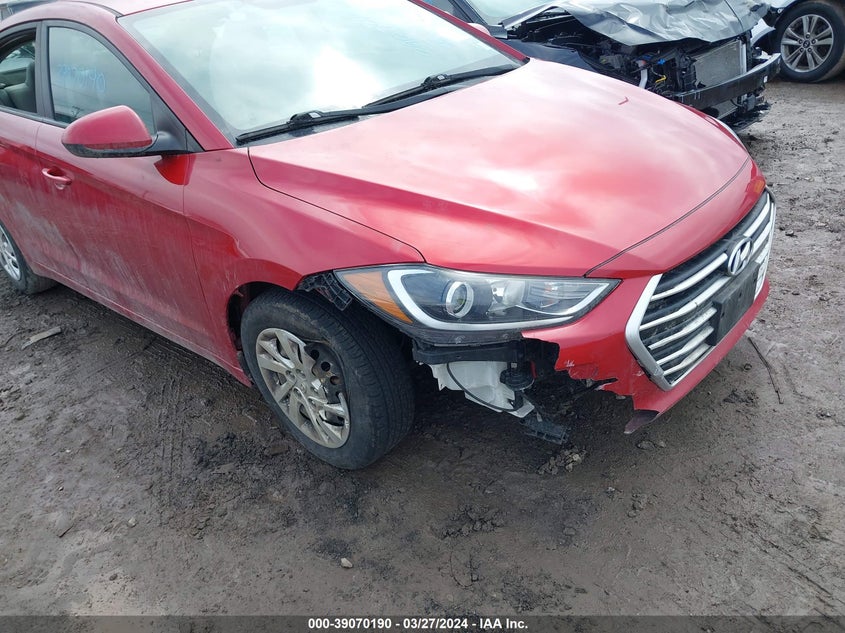 VIN 5NPD74LF6HH206085 2017 HYUNDAI ELANTRA SE