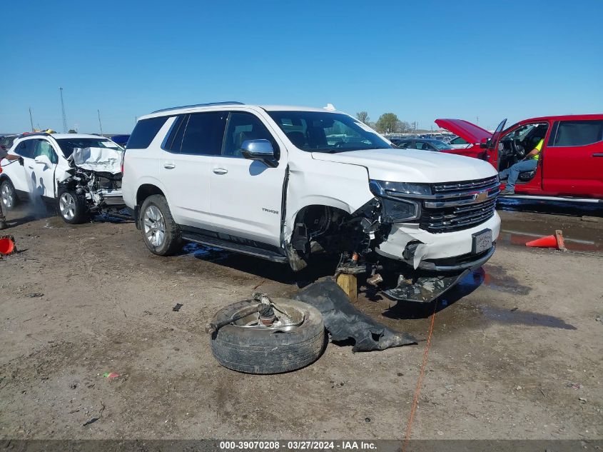 2022 Chevrolet Tahoe 4Wd Premier VIN: 1GNSKSKT0NR345013 Lot: 40280943