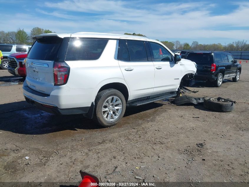 2022 Chevrolet Tahoe 4Wd Premier VIN: 1GNSKSKT0NR345013 Lot: 40280943