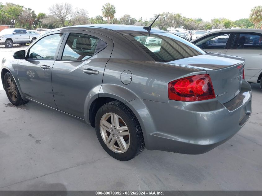 1C3CDZCB7DN552515 | 2013 DODGE AVENGER