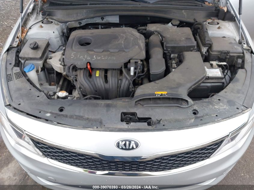 KNAGT4L32G5109153 | 2016 KIA OPTIMA