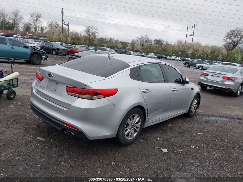 KNAGT4L32G5109153 | 2016 KIA OPTIMA