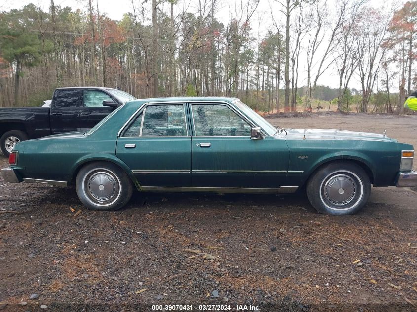 1979 Chrysler Lebaron VIN: FM41D9F161495 Lot: 39070431