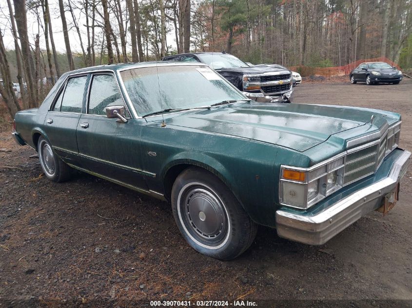 1979 Chrysler Lebaron VIN: FM41D9F161495 Lot: 39070431