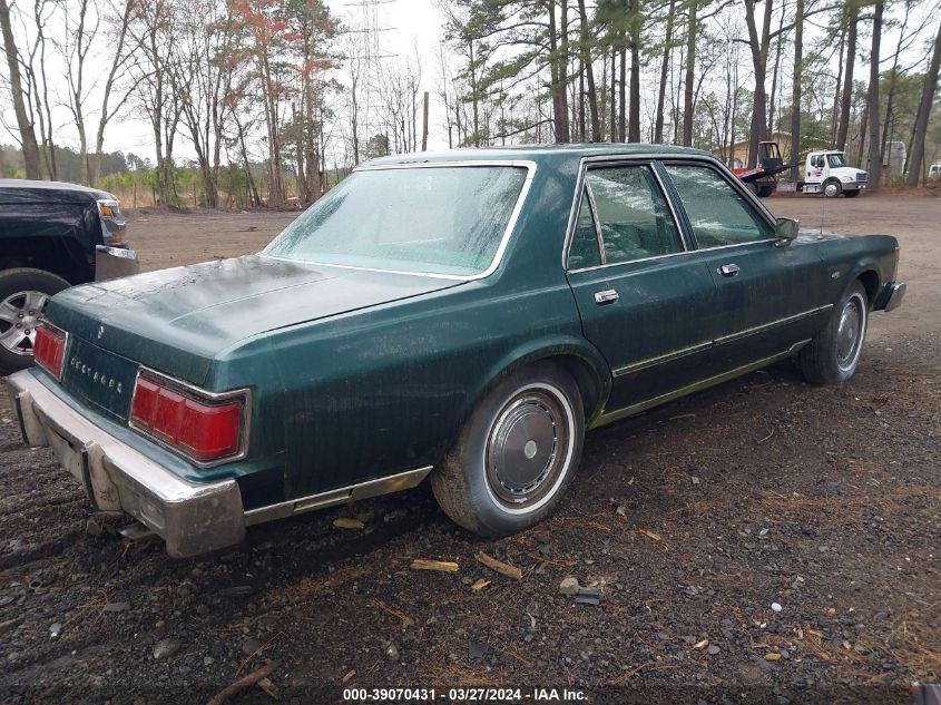 1979 Chrysler Lebaron VIN: FM41D9F161495 Lot: 39070431