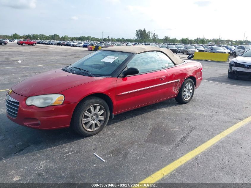 1C3EL65R64N378957 | 2004 CHRYSLER SEBRING