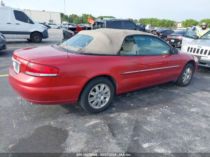 1C3EL65R64N378957 | 2004 CHRYSLER SEBRING