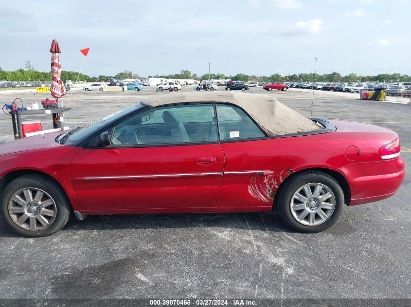 1C3EL65R64N378957 | 2004 CHRYSLER SEBRING