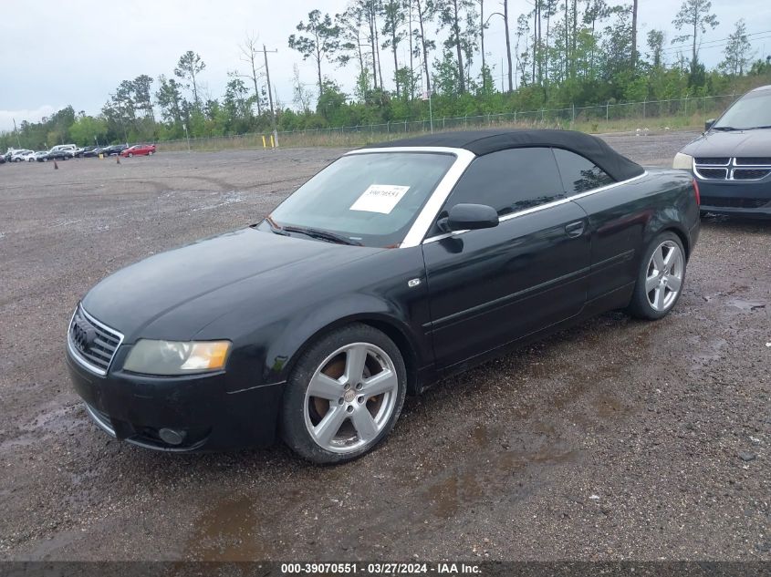 WAUBC48H26K011724 | 2006 AUDI A4