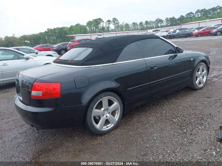 WAUBC48H26K011724 | 2006 AUDI A4