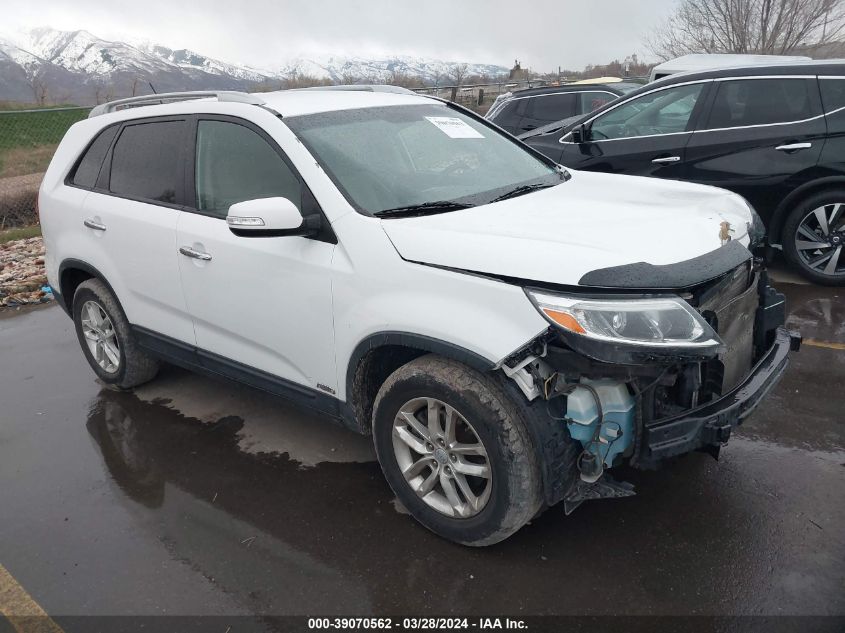 2015 Kia Sorento Lx V6 VIN: 5XYKTDA7XFG579844 Lot: 39070562