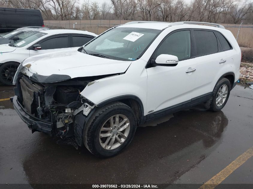 2015 Kia Sorento Lx V6 VIN: 5XYKTDA7XFG579844 Lot: 39070562