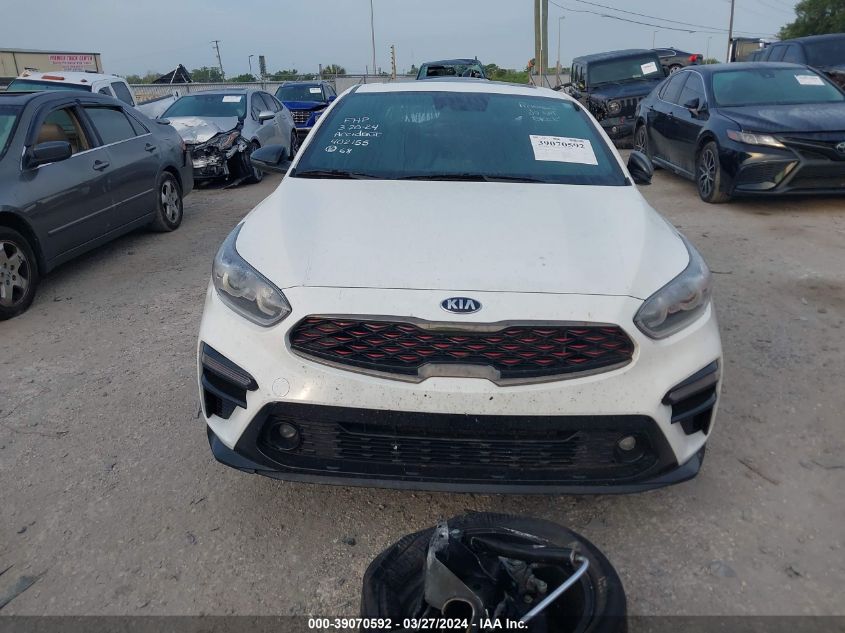 2021 Kia Forte Gt-Line VIN: 3KPF34AD7ME332301 Lot: 39070592