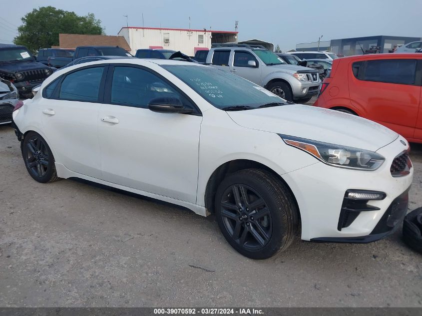 2021 Kia Forte Gt-Line VIN: 3KPF34AD7ME332301 Lot: 39070592