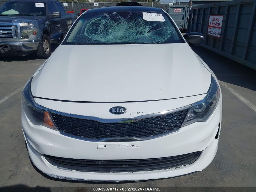 2018 Kia Optima Lx VIN: 5XXGT4L32JG239438 Lot: 39070717