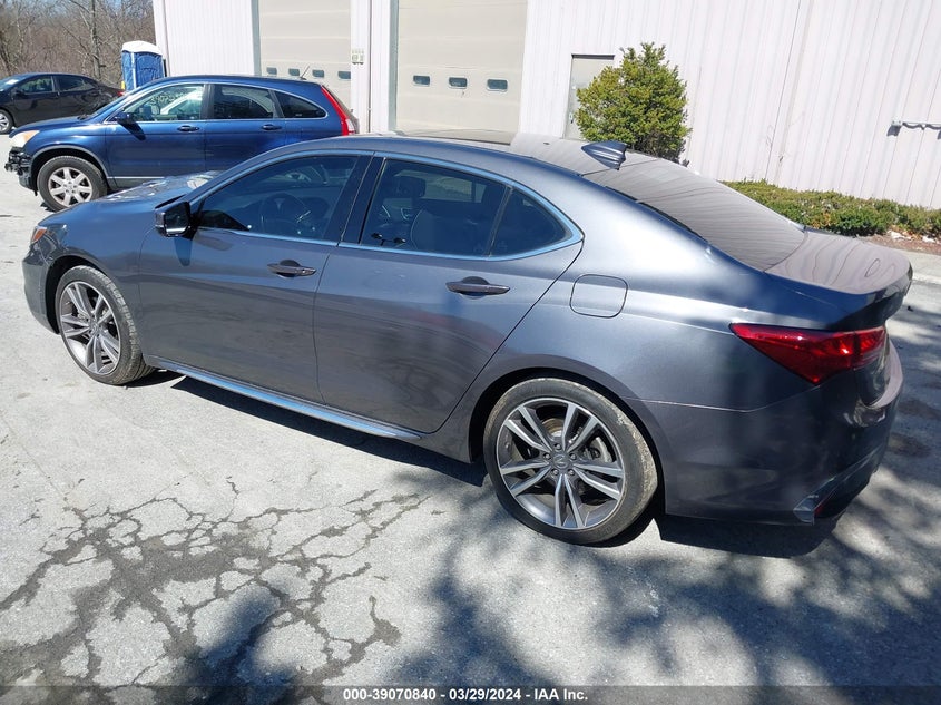 2019 Acura Tlx Tech Pkg VIN: 19UUB3F41KA002507 Lot: 39070840