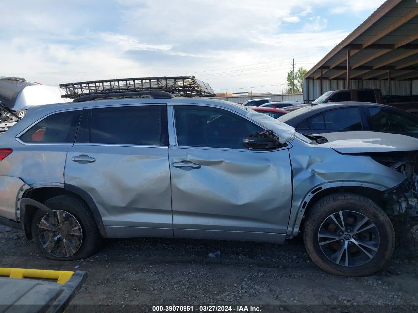 2018 Toyota Highlander Le VIN: 5TDBZRFH5JS857459 Lot: 39070951