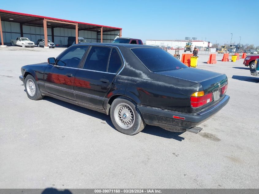 1993 BMW 740 I Automatic VIN: WBAGD4329PDE63393 Lot: 39071160