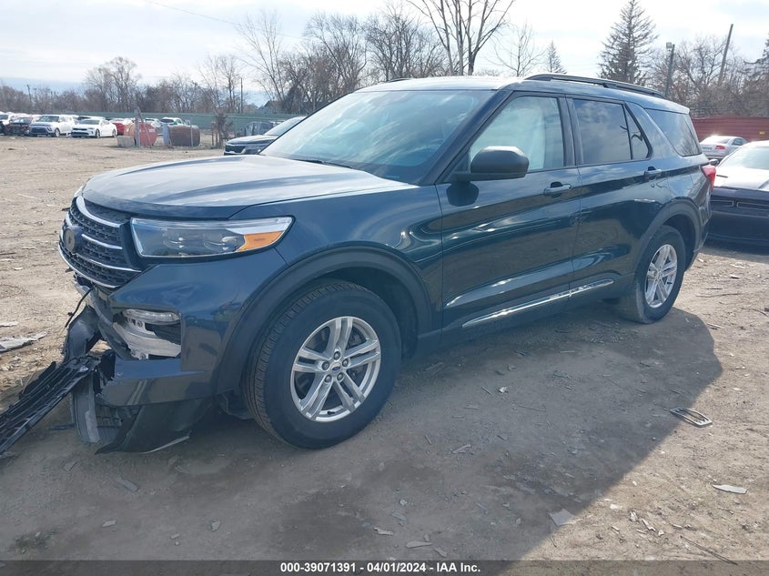 2022 FORD EXPLORER VIN: 1FMSK8DH8NGB26733