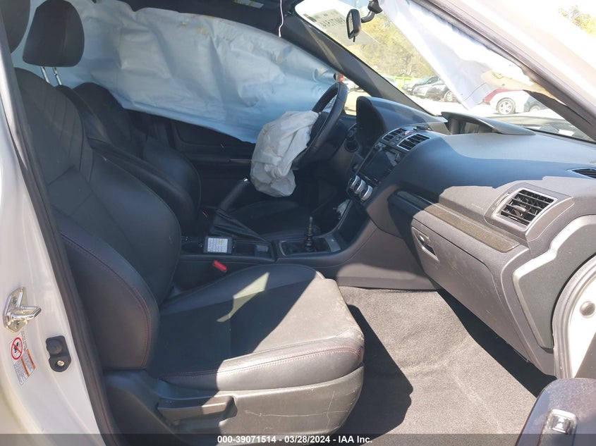 2017 Subaru Wrx Limited VIN: JF1VA1L67H9824387 Lot: 39071514