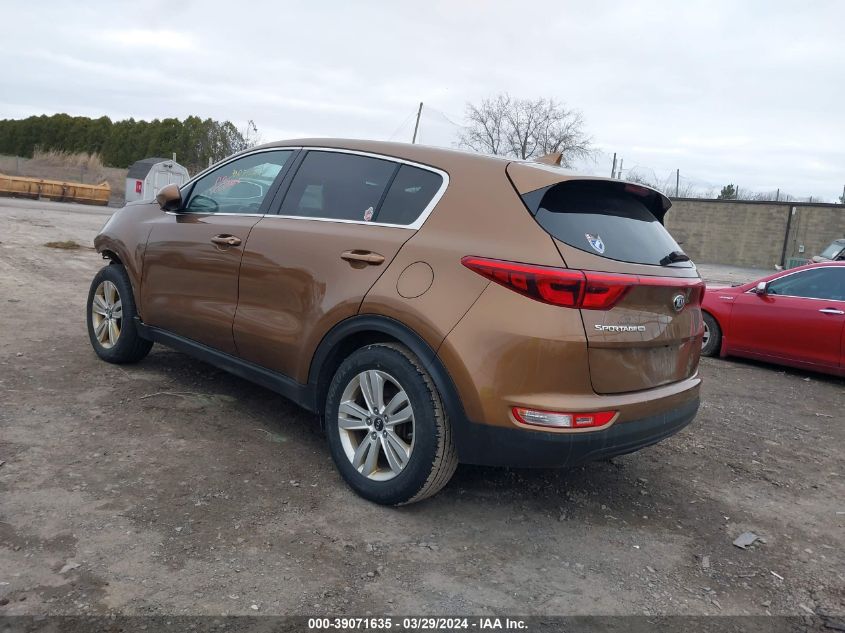 2017 Kia Sportage Lx VIN: KNDPM3AC6H7209422 Lot: 39071635