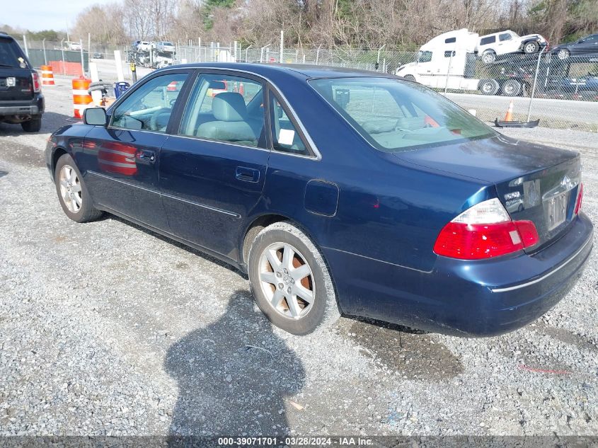 4T1BF28B23U310345 | 2003 TOYOTA AVALON