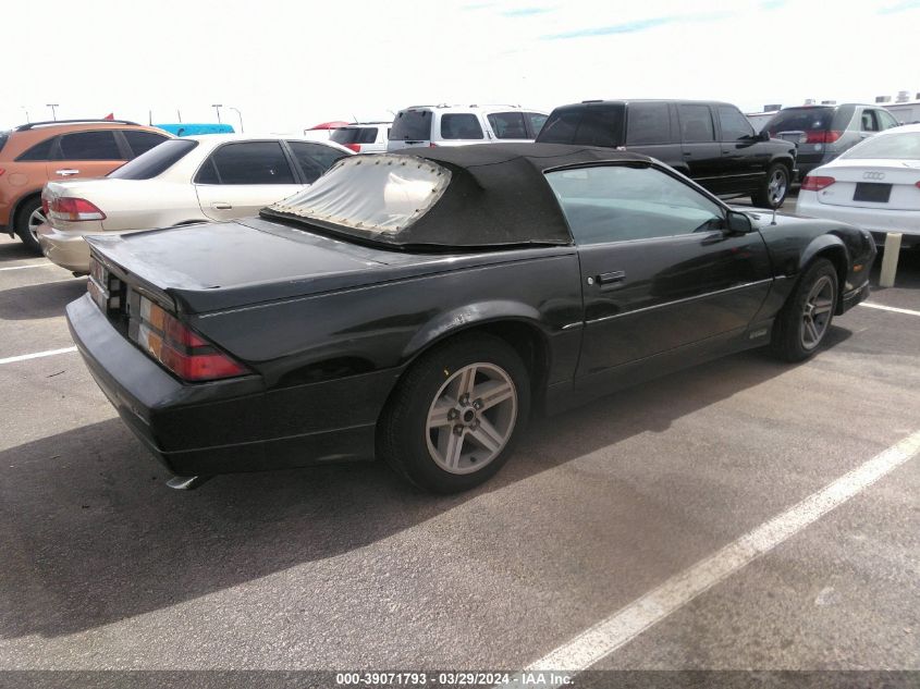 1990 Chevrolet Camaro Rs VIN: 1G1FP33E4LL123066 Lot: 39071793