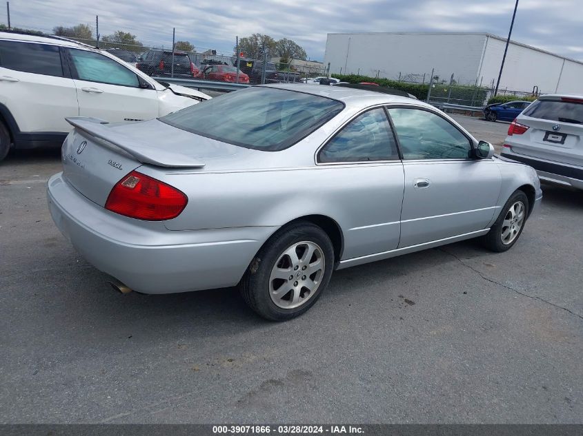 2001 Acura Cl 3.2 VIN: 19UYA42411A027101 Lot: 39071866