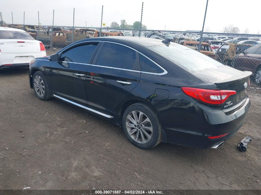 2015 Hyundai Sonata Sport VIN: 5NPE34AF6FH131999 Lot: 39071887