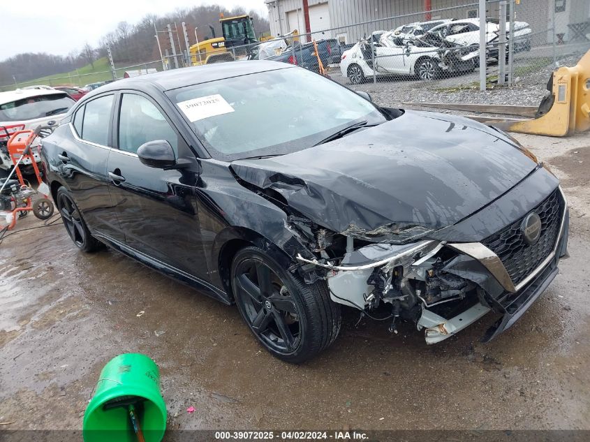 2022 Nissan Sentra Sr Xtronic Cvt VIN: 3N1AB8DV3NY321050 Lot: 39072025