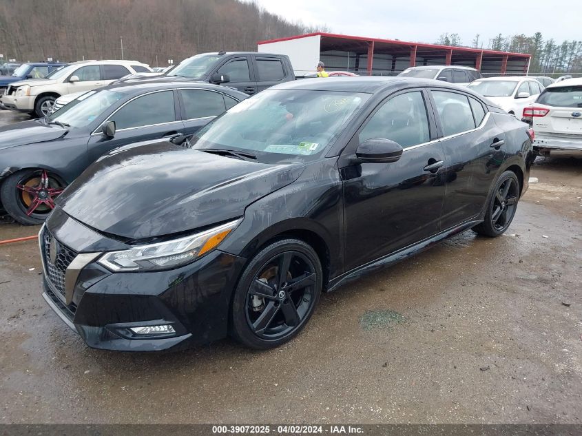 2022 Nissan Sentra Sr Xtronic Cvt VIN: 3N1AB8DV3NY321050 Lot: 39072025