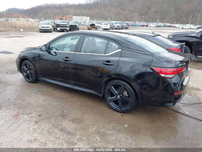 2022 Nissan Sentra Sr Xtronic Cvt VIN: 3N1AB8DV3NY321050 Lot: 39072025