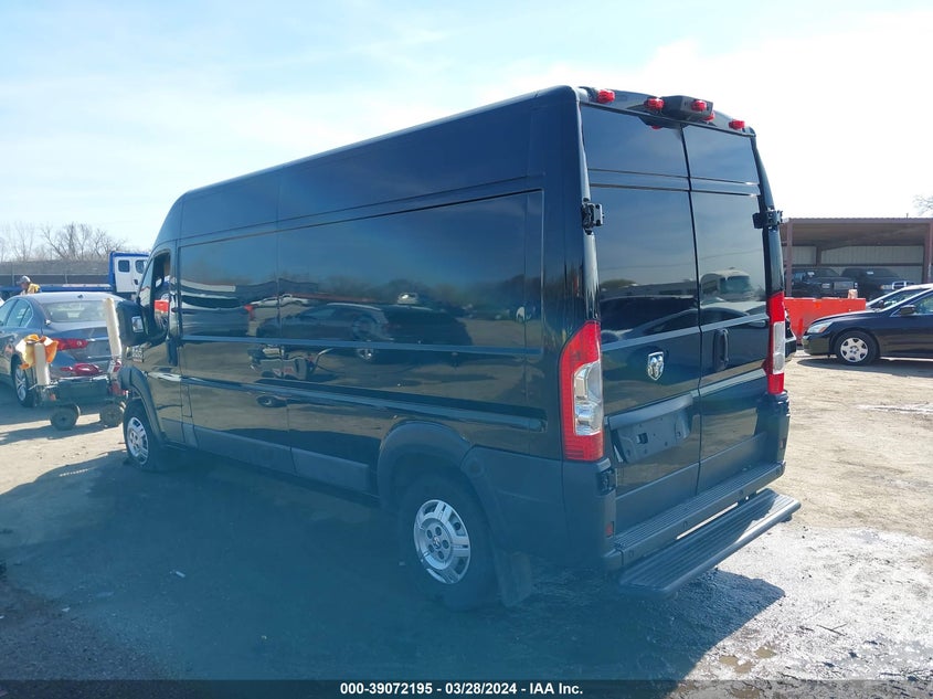 2018 Ram Promaster 2500 High Roof 159 Wb VIN: 3C6TRVDG9JE159901 Lot: 39072195