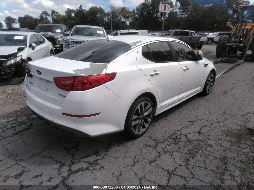 2014 Kia Optima Sx VIN: 5XXGR4A79EG261558 Lot: 39072209