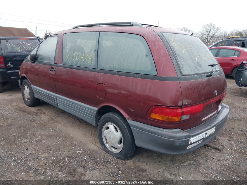 1993 Toyota Previa Le VIN: JT3AC12R9P1104637 Lot: 39072303