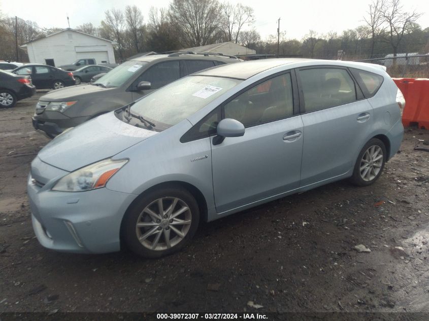 JTDZN3EUXC3185909 | 2012 TOYOTA PRIUS V