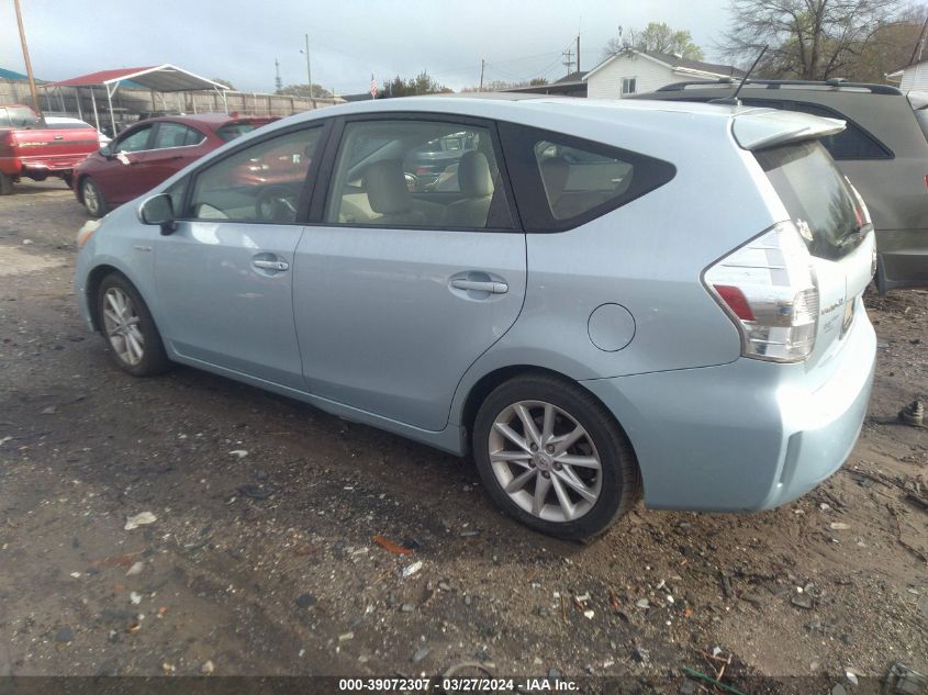 JTDZN3EUXC3185909 | 2012 TOYOTA PRIUS V