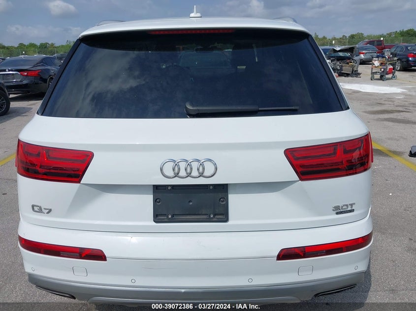 2017 AUDI Q7 PREMIUM PLUS - WA1LAAF77HD050252