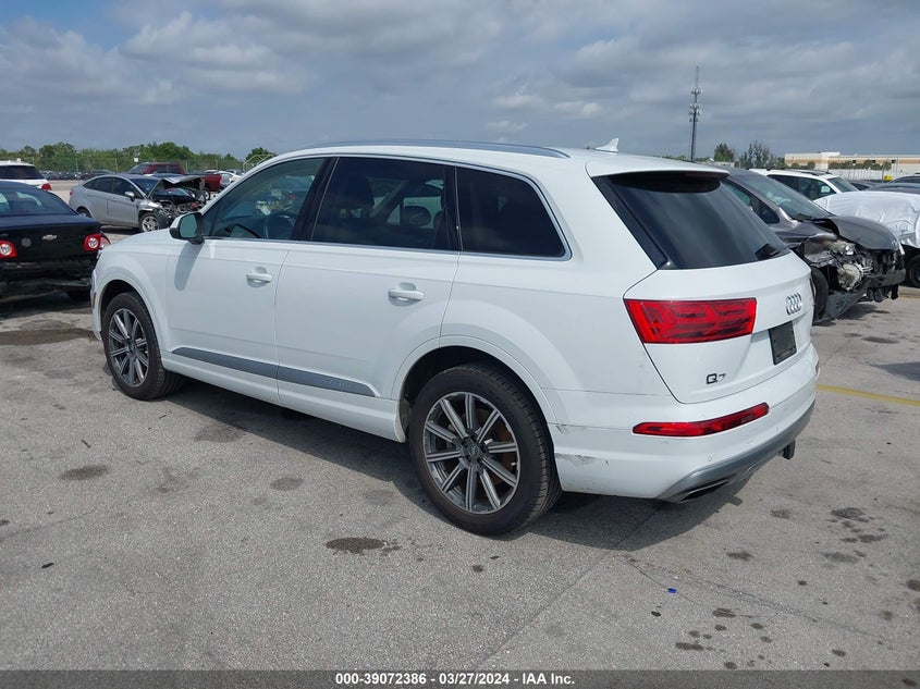 2017 AUDI Q7 PREMIUM PLUS - WA1LAAF77HD050252