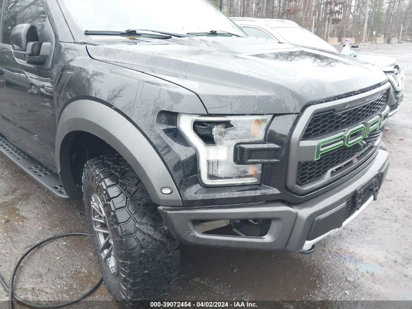 2019 Ford F-150 Raptor VIN: 1FTFW1RG9KFC79527 Lot: 39072454