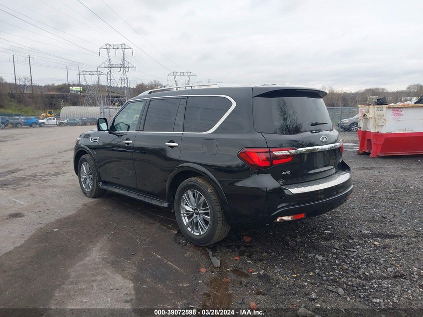 2020 Infiniti Qx80 Luxe Awd VIN: JN8AZ2NE8L9255865 Lot: 39072598