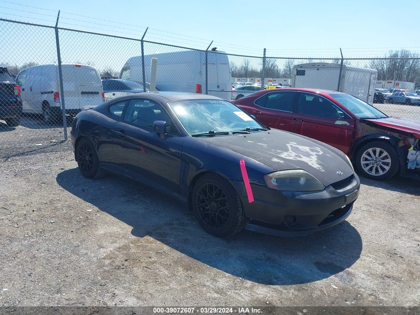 2005 Hyundai Tiburon Gt/Se VIN: KMHHN65F55U154865 Lot: 39072607