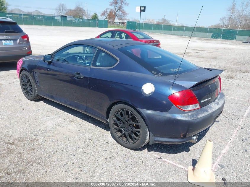 2005 Hyundai Tiburon Gt/Se VIN: KMHHN65F55U154865 Lot: 39072607