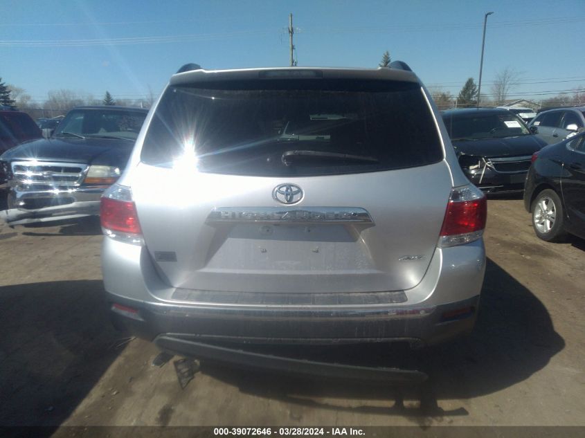 2013 Toyota Highlander Se V6 VIN: 5TDBK3EH7DS233203 Lot: 39072646